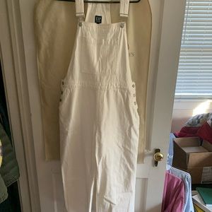 White Gap Overalls